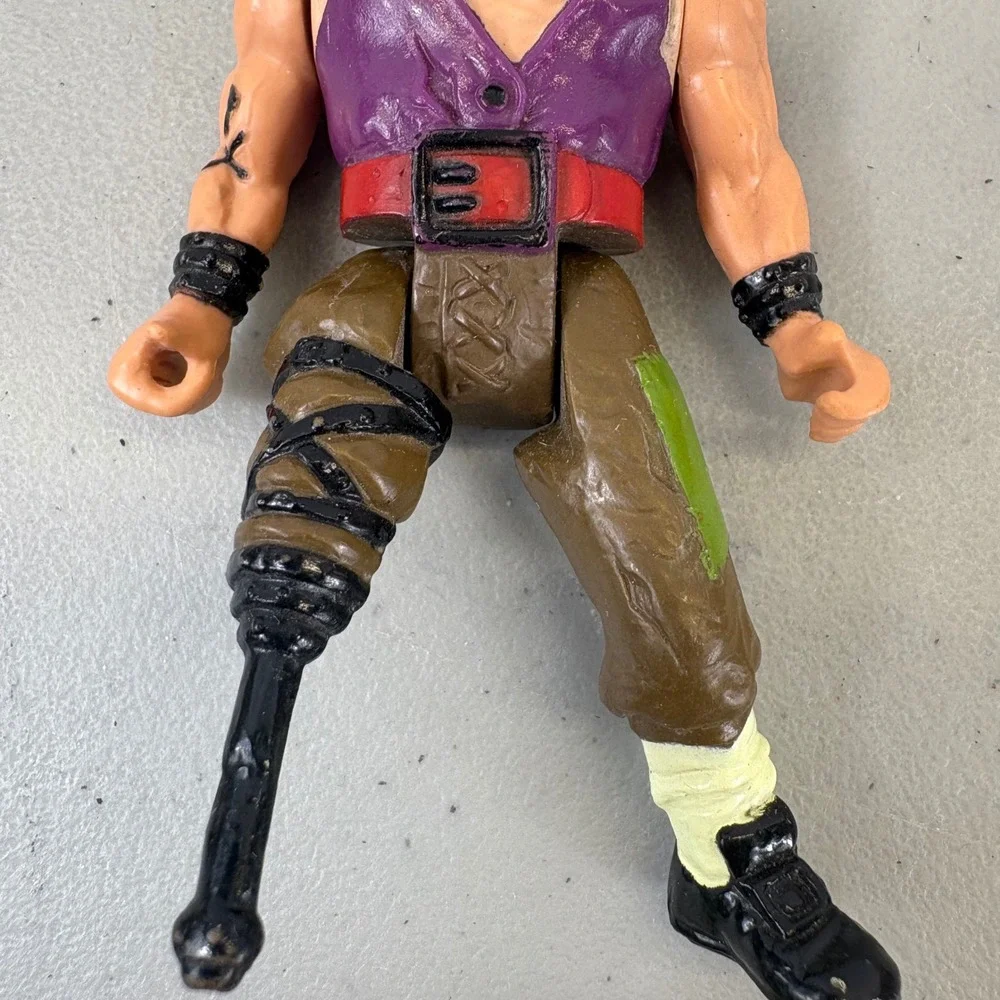 HOOK Peter Pan Pirate Bill Jukes Action Figure 4in 1991 Mattel Tri Star Vintage